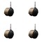 Service Caster 2-3/8'' Floor Safe Antique Hooded Twin Wheel Caster Grip Neck Stem , 4PK SCC-GN02S60D-NYU-WA-4 - alternate 1